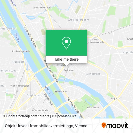 Objekt Invest Immobilienvermietungs map