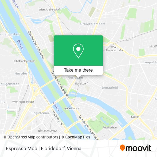 Espresso Mobil Floridsdorf map