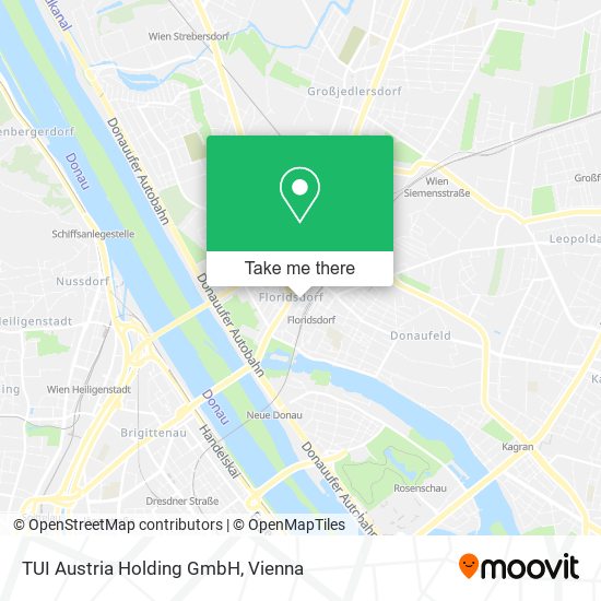 TUI Austria Holding GmbH map