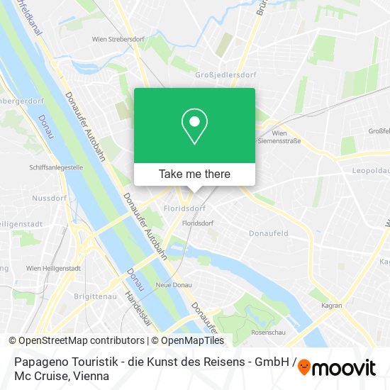 Papageno Touristik - die Kunst des Reisens - GmbH / Mc Cruise map