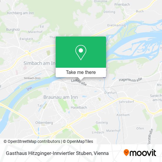 Gasthaus Hitzginger-Innviertler Stuben map