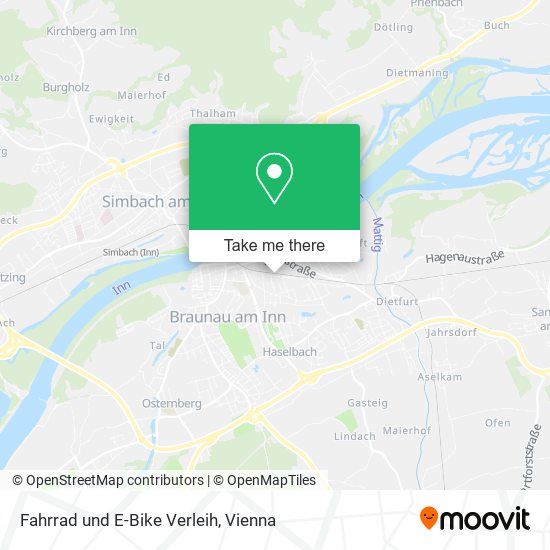 Fahrrad und E-Bike Verleih map