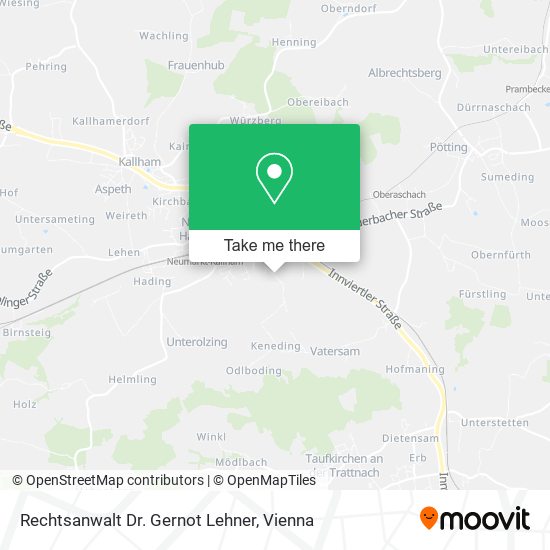 Rechtsanwalt Dr. Gernot Lehner map