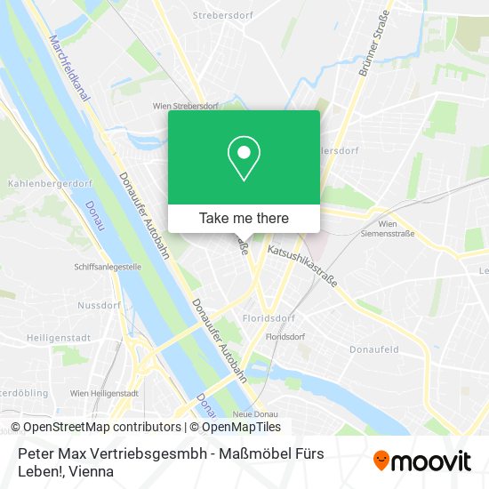 Peter Max Vertriebsgesmbh - Maßmöbel Fürs Leben! map