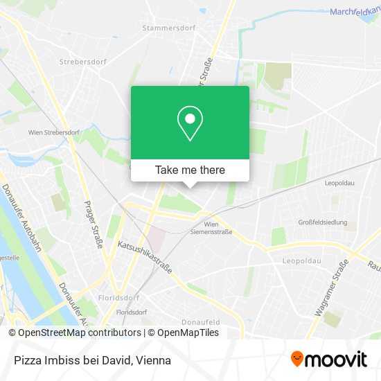 Pizza Imbiss bei David map