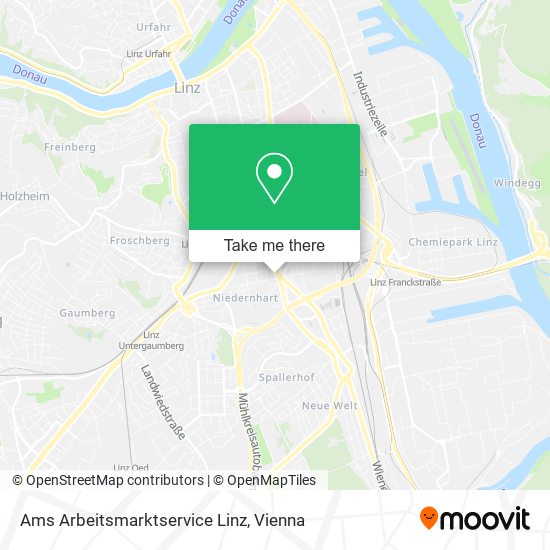 Ams Arbeitsmarktservice Linz map