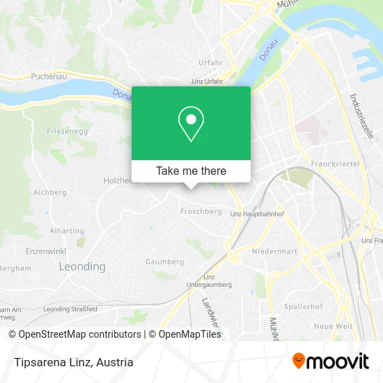 Tipsarena Linz map