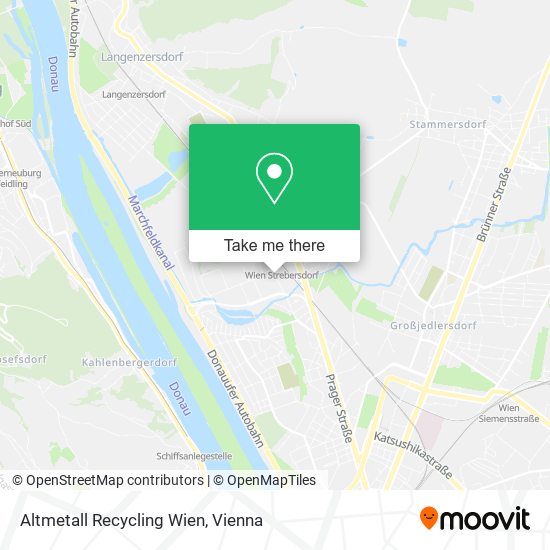 Altmetall Recycling Wien map