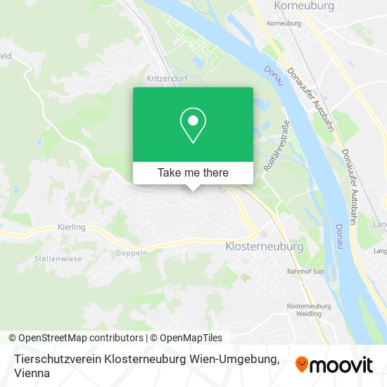 Tierschutzverein Klosterneuburg Wien-Umgebung map