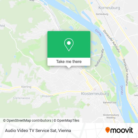 Audio Video TV Service Sat map