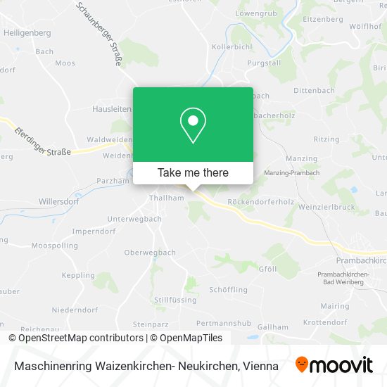 Maschinenring Waizenkirchen- Neukirchen map