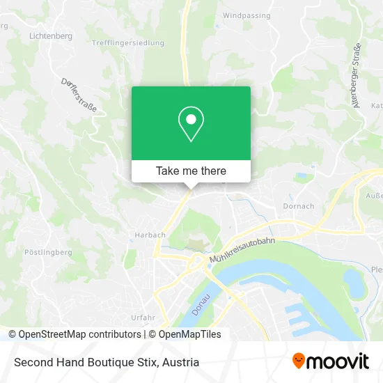 Second Hand Boutique Stix map