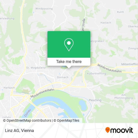 Linz AG map