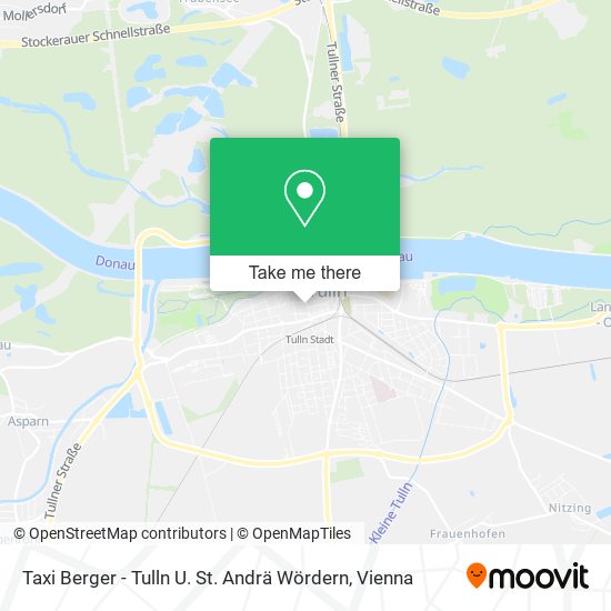 Taxi Berger - Tulln U. St. Andrä Wördern map