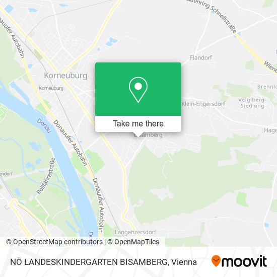 NÖ LANDESKINDERGARTEN BISAMBERG map