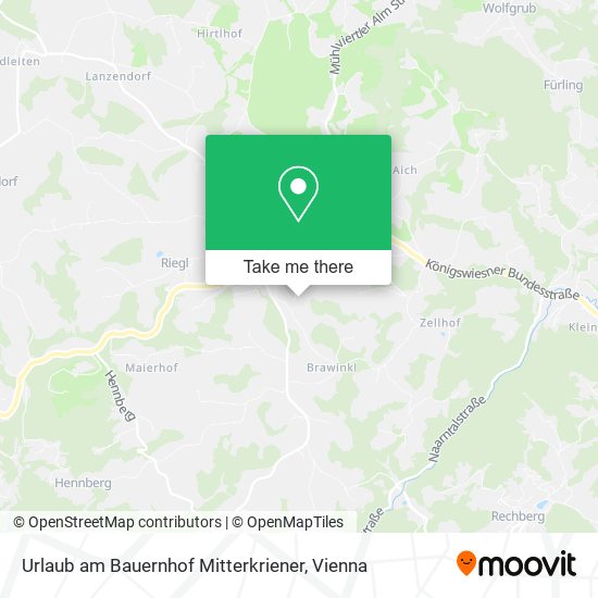 Urlaub am Bauernhof Mitterkriener map