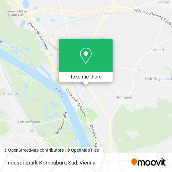 Industriepark Korneuburg Süd map