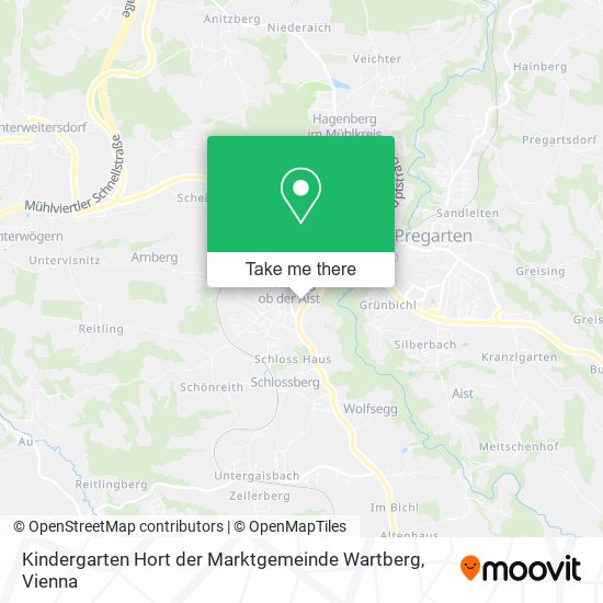 Kindergarten Hort der Marktgemeinde Wartberg map