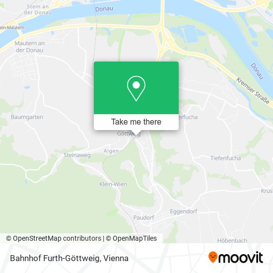 Bahnhof Furth-Göttweig map