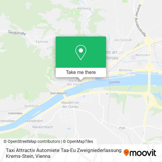 Taxi Attractiv Automiete Taa-Eu Zweigniederlassung Krems-Stein map