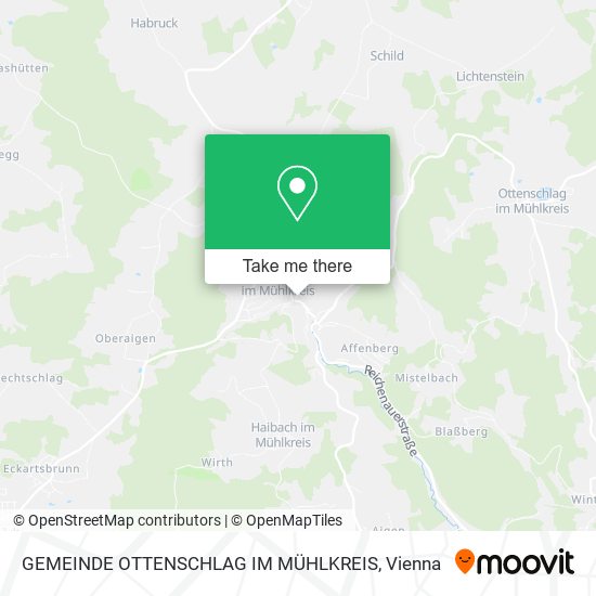 GEMEINDE OTTENSCHLAG IM MÜHLKREIS map