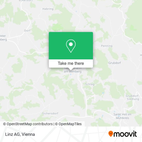 Linz AG map