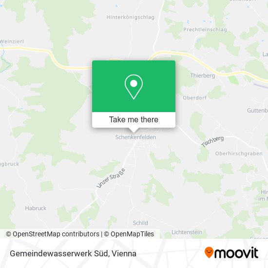 Gemeindewasserwerk Süd map