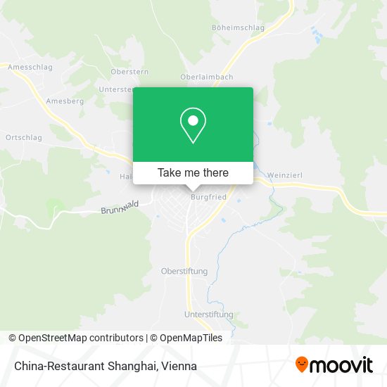 China-Restaurant Shanghai map
