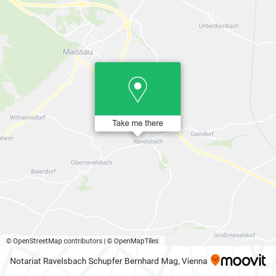 Notariat Ravelsbach Schupfer Bernhard Mag map