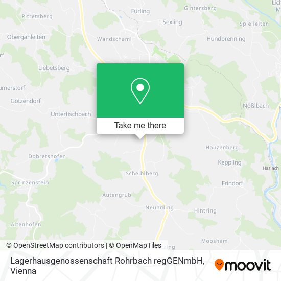 Lagerhausgenossenschaft Rohrbach regGENmbH map