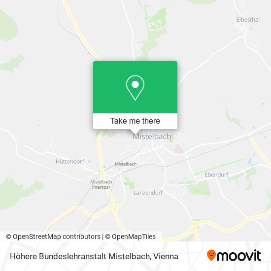 Höhere Bundeslehranstalt Mistelbach map