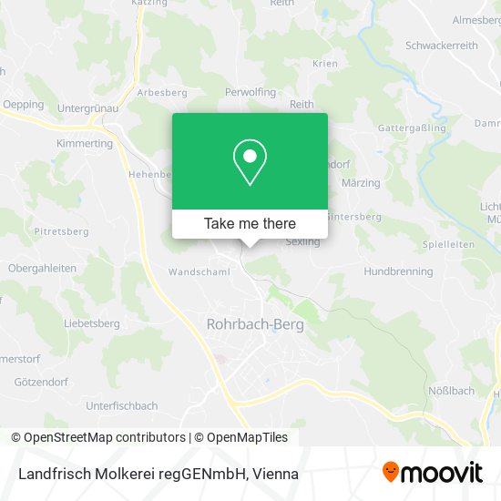 Landfrisch Molkerei regGENmbH map