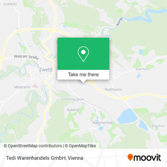 Tedi Warenhandels GmbH map