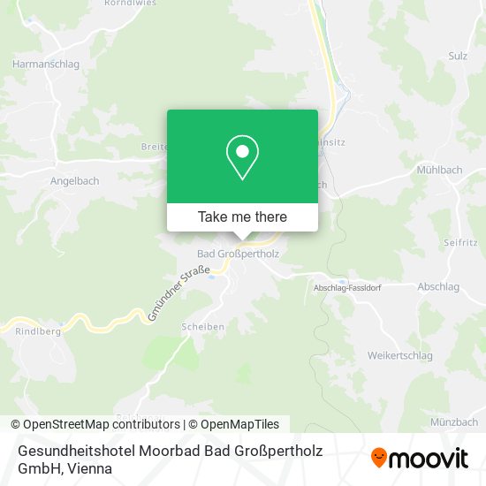 Gesundheitshotel Moorbad Bad Großpertholz GmbH map