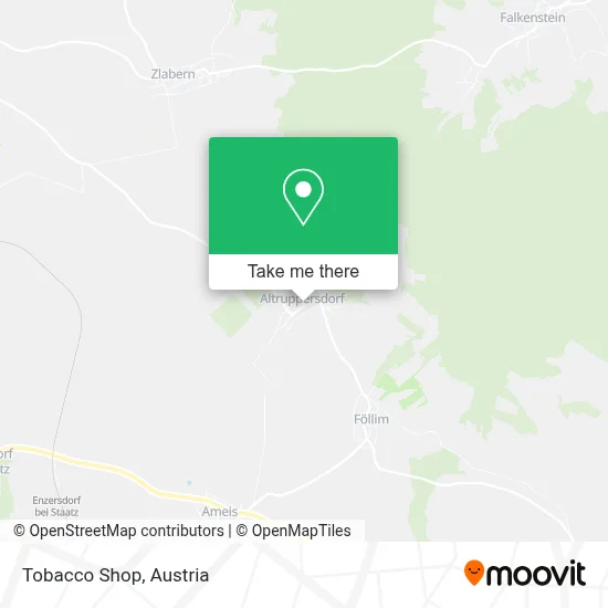 Tabak Trafik map