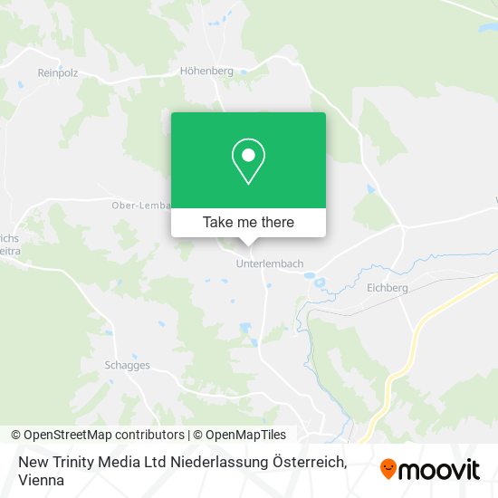 New Trinity Media Ltd Niederlassung Österreich map