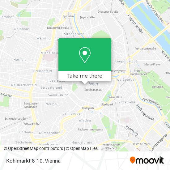 Kohlmarkt 8-10 map