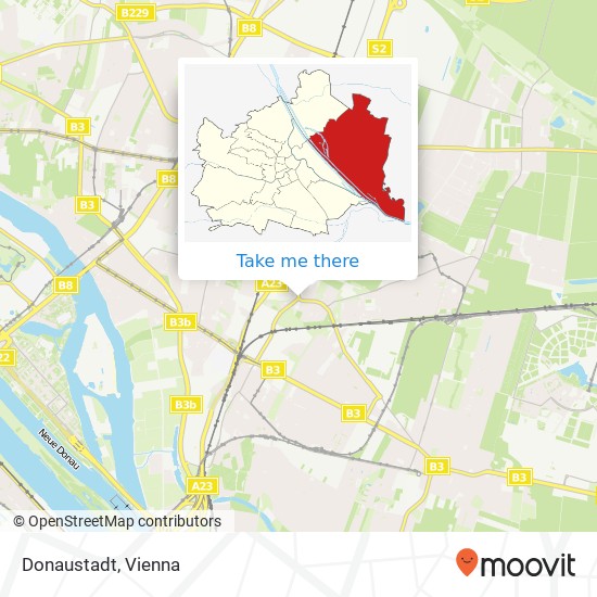 Donaustadt map