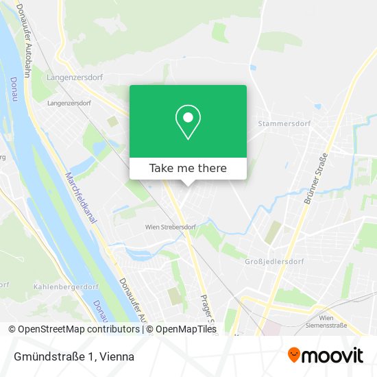 Gmündstraße 1 map
