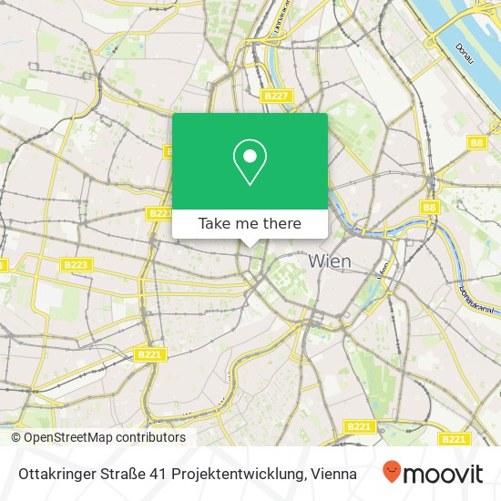 Ottakringer Straße 41 Projektentwicklung map