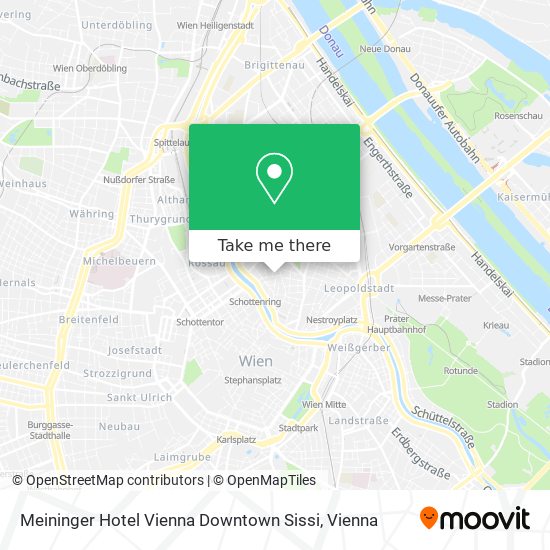 Meininger Hotel Vienna Downtown Sissi map