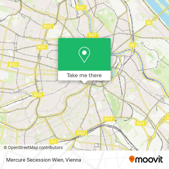 Mercure Secession Wien map