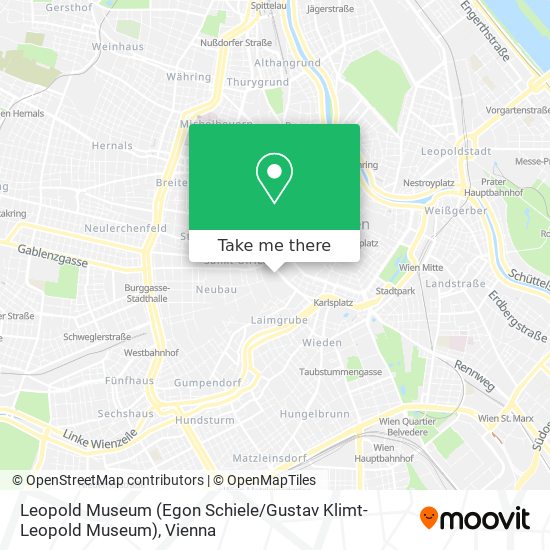 Leopold Museum (Egon Schiele / Gustav Klimt-Leopold Museum) map