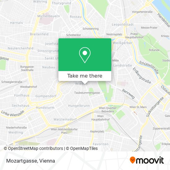 Mozartgasse map