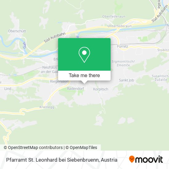 Pfarramt St. Leonhard bei Siebenbruenn map