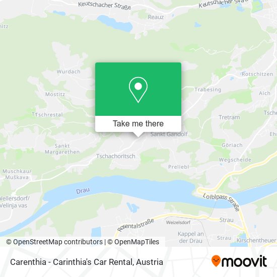 Carenthia - Carinthia's Car Rental map