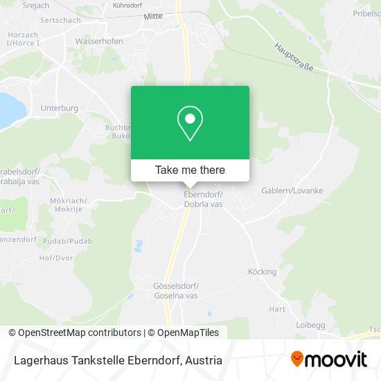 Lagerhaus Tankstelle Eberndorf map