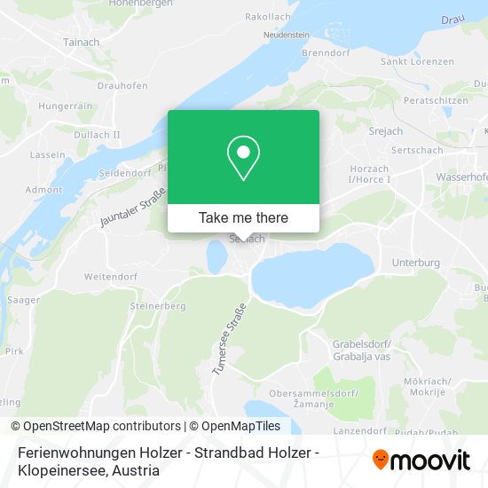 Ferienwohnungen Holzer - Strandbad Holzer - Klopeinersee map