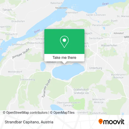 Strandbar Capitano map