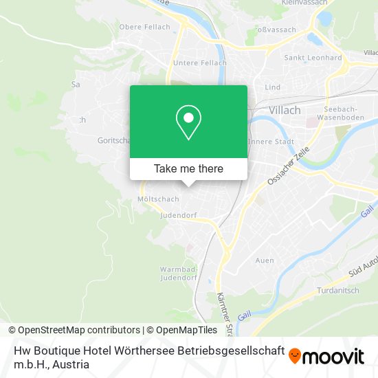 Hw Boutique Hotel Wörthersee Betriebsgesellschaft m.b.H. map